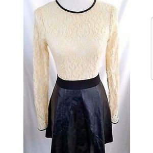 Leather And Lace dress